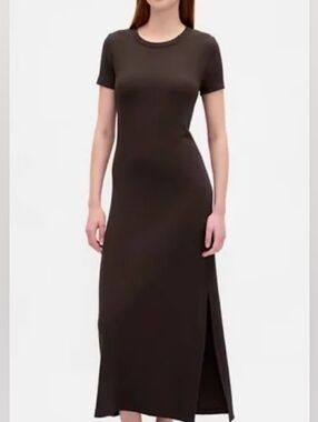 Gap TALL Modern Ribbed Maxi Dress